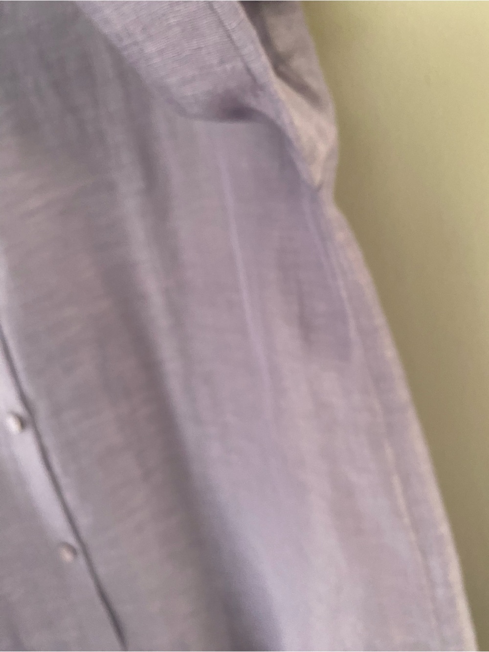 Eileen Fisher Linen Silk Semi-Sheer Tunic Top Mother of Pearl Buttons Size S - Picture 8 of 12